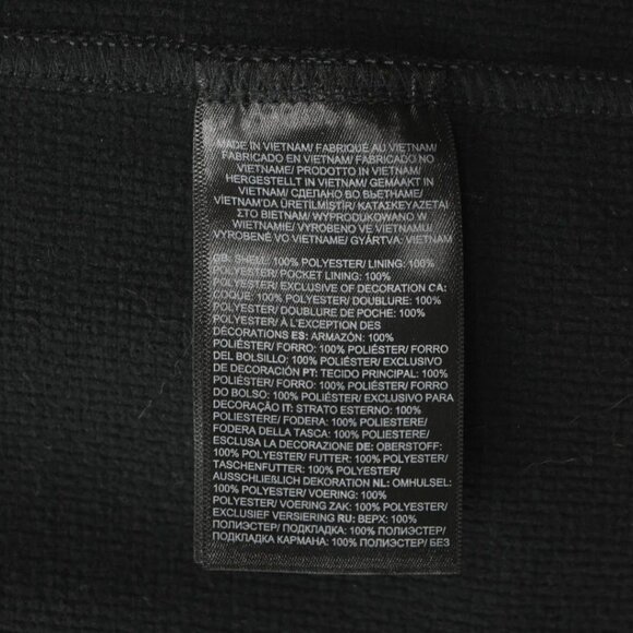 The North Face Ridgewall Vest Mens L Full Zip Dark Gray Soft Shell StoneX Logo - Picture 8 of 9